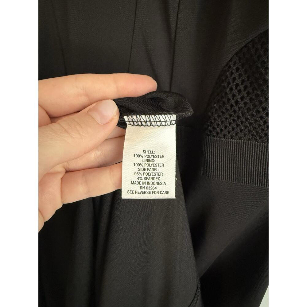 Ashley Beyond Black Midi Dress Size 4 Sleeveless Fit Flare Minimalist Workwear - Picture 3 of 8